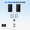 ECO-WORTHY Integrated Solar Connector 2-4 Y Branch Parallel PV Adapter