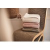 Jollein 517-511-67066 Babydecke Strick Grain Knit mit Teddyfell rosa (75x100