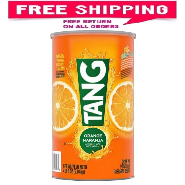 Tang Naturally Flavored Orange Powdered Drink Mix, 72 oz.
