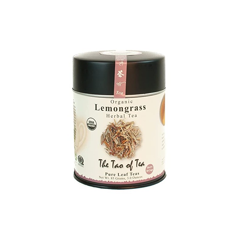 The Tao of Tea, Lemongrass, Organic Herbal Tea, 3 Ounce
