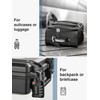 Puroma TSA Approved Travel Luggage Locks, 2 Pack Black 4