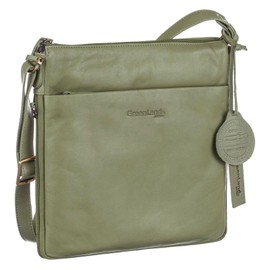 Greenland Nature Nature Leather Shoulder Bag 28 cm, pistachio, Einheitsgröße