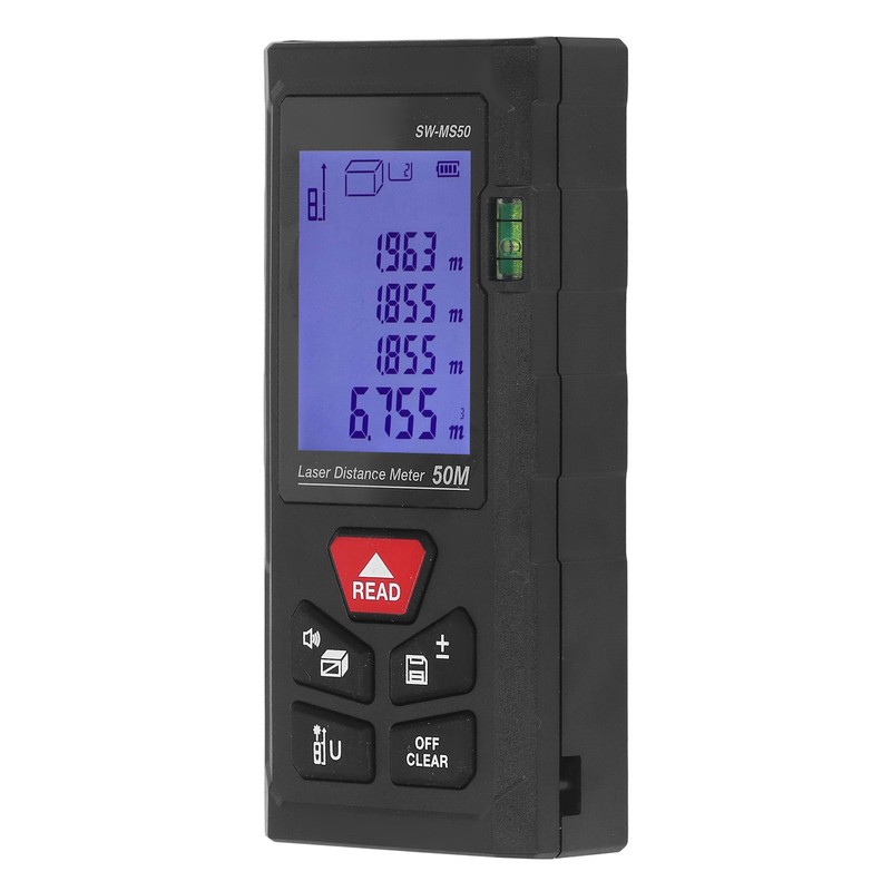 Laser Measure Distance Meter 50m Digital Display Tool for Construction