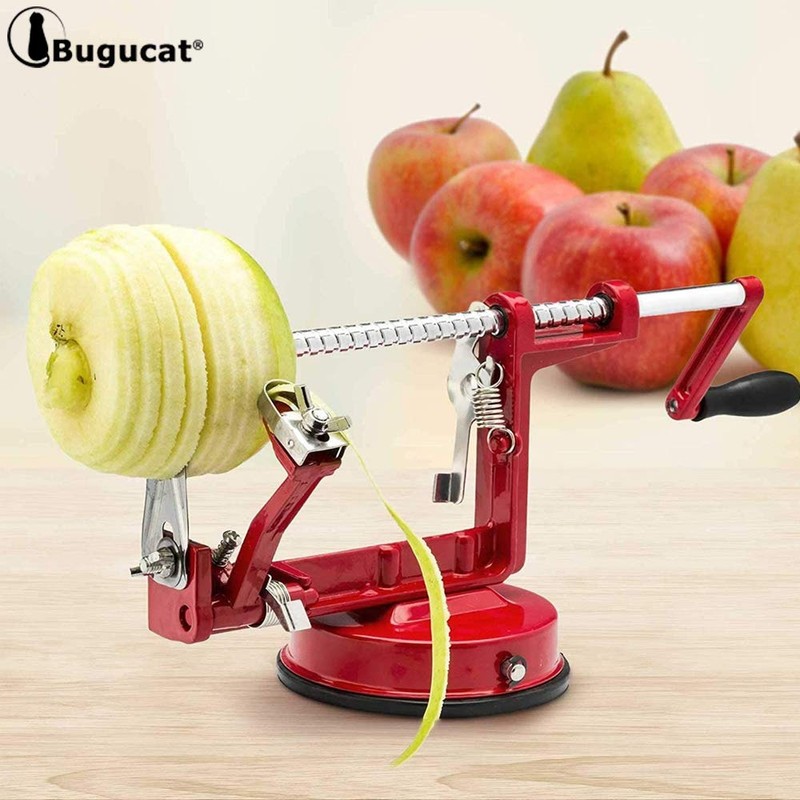 Bugucat Apple Peeler, Professional Apple Slicer, Apple Peeler, Spiral Cutter,