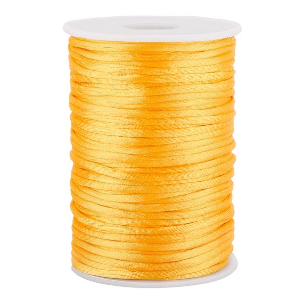 PH PandaHall Cord, Handicraft, Tie, Nylon Thread, Line, Approx. 166.3 ft (50 m), Straight Length Approx. 0.1 inches (3 mm), Nylon Rope, Braid, Bracelet, Handmade, Crafting Supplies, Accessory Parts,