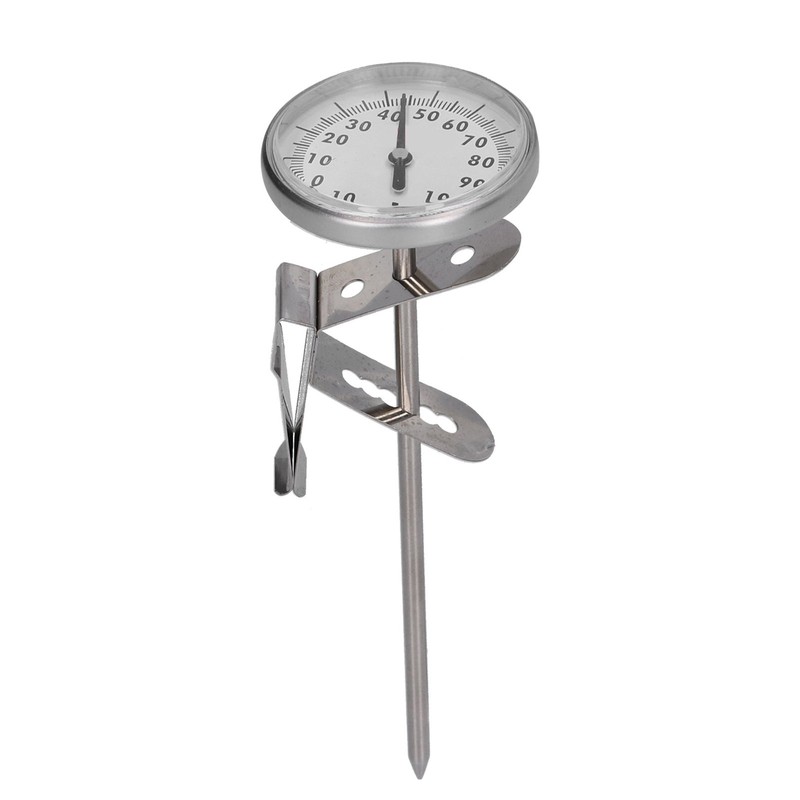 Coffee Thermometer Stainless Steel Food Making Milk Thermometer for Kitchen