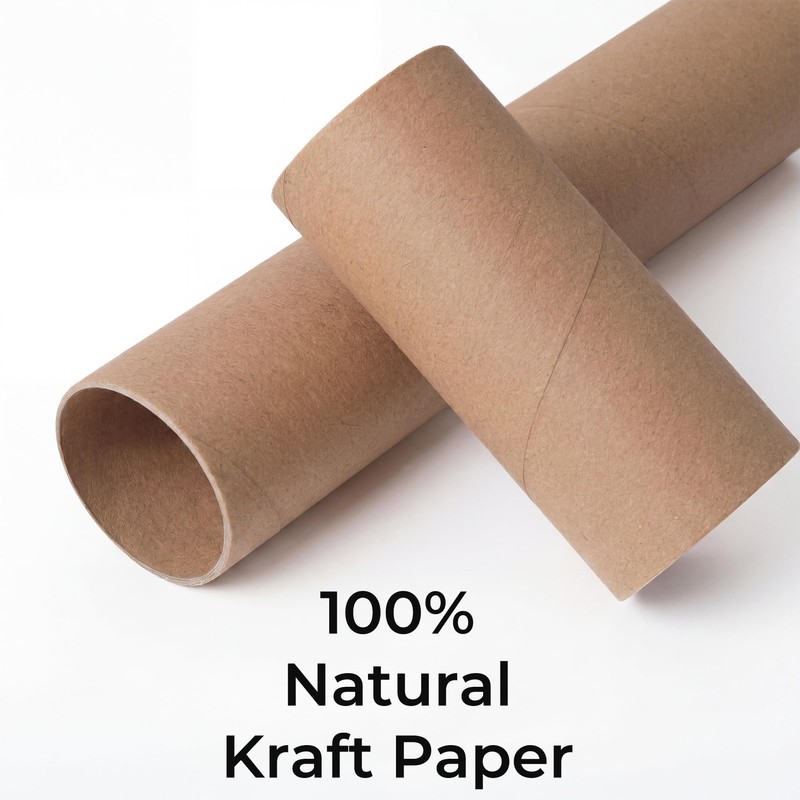 Dewgot 90 Pcs Cardboard Tubes for Crafts 2 Size Empty
