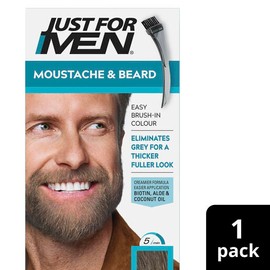 Just For Men Moustache & Beard Brush-In Colour Gel M-35 Medium Brown