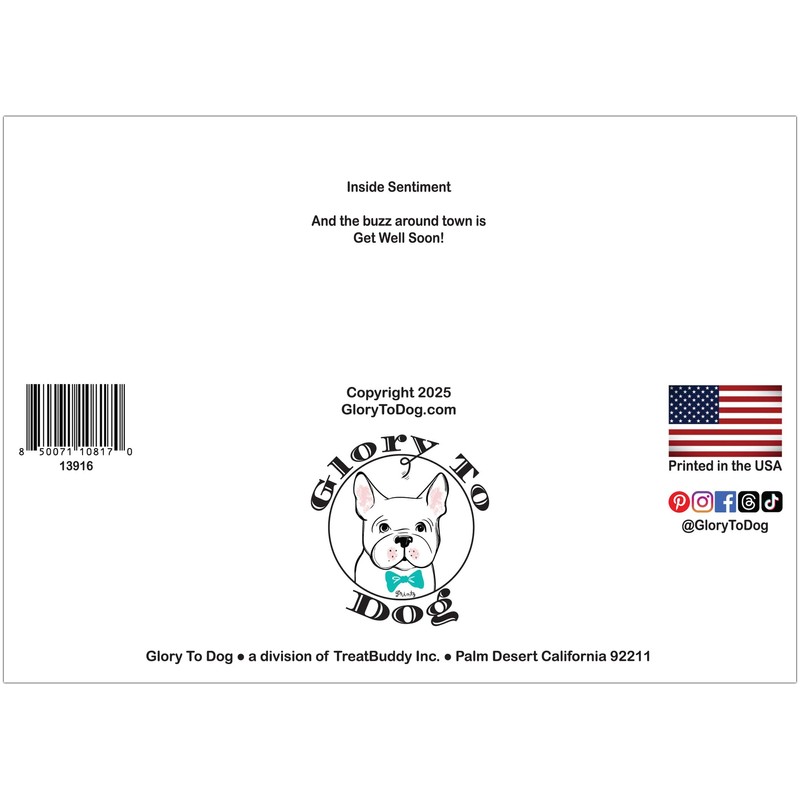 Glory To Dog You’ll Bee Better Soon – Funny Get