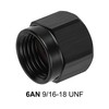 EVIL ENERGY 6AN Female Flare Cap Block off Fitting Plug