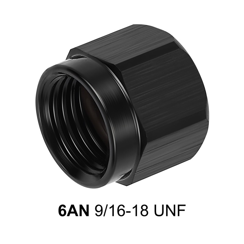 EVIL ENERGY 6AN Female Flare Cap Block off Fitting Plug