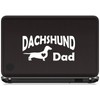 Dachshund Dad Decal Sticker for Car Window 8 Inch BG