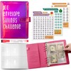 100 Envelope Money Saving Challenge Budget Binder with Cash Envelopes