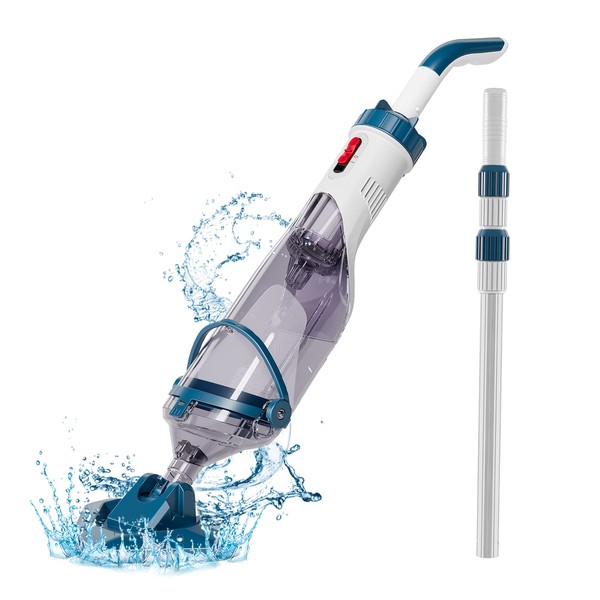 Pool Vacuum for Above Ground Pool with a Telescopic Pole,
