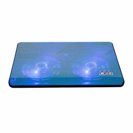 High-Performance Laptop Cooler Laptop Cooling Pad Double Fans Cooler with Two USB Ports Support for Laptops Under 17 inch Blue VCXN