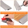 HARFINGTON Floor Transition Strip 1.6" 10ft Self Adhesive PVC Carpet