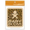 豹柄 BABY IN CAR ベビーインカー ステッカー 赤ちゃんが乗ってます ヒョウ柄 ベビーinカー セーフティーサイン（BABY/豹柄）