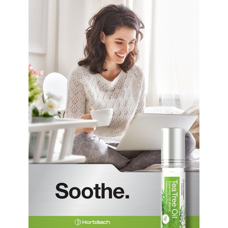 Horbäach Tea Tree Oil Roller for Skin | .33 fl