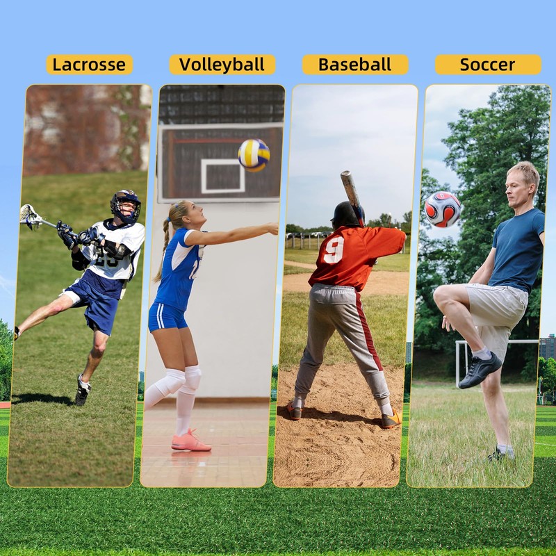 WGKLLY Lacrosse Rebounder for Backyard, Five Rebound Angles Rebounder Net,Firm