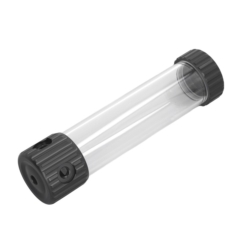 Cylindrical Water Cooling Reservoir Built in Filter Transparent 515ml Water