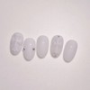 Chrome handmade nail tips - round short / 크롬수제네일팁 -