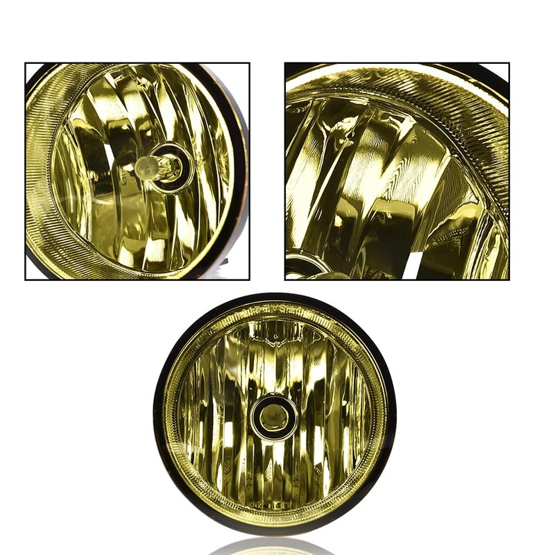 ALLGOOD Fog Lights w/Bulbs, Compatible with Toyota Tacoma 2005-2011/Sequoia 2008-2015/Tundra