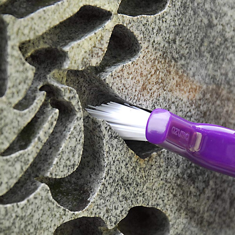 Azuma PY674 Groove Cleaning Brush for Tombstones "V-Shaped Cut Brush"