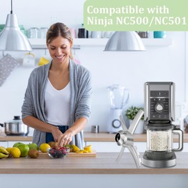 Incycall Replacement Blender Blade Compatible with Ninja Creami NC500 Series, Mixing Blade Replacement for Ninja Ice Creami Accessories forNC501 CN501CO NC500C NC501C NC501H