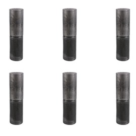 Gorise 6 Pcs Weldable Barrel Hinges, Weld On Door Hinges for Truck Vehicle Trailers, Detachable 75mm x 20mm