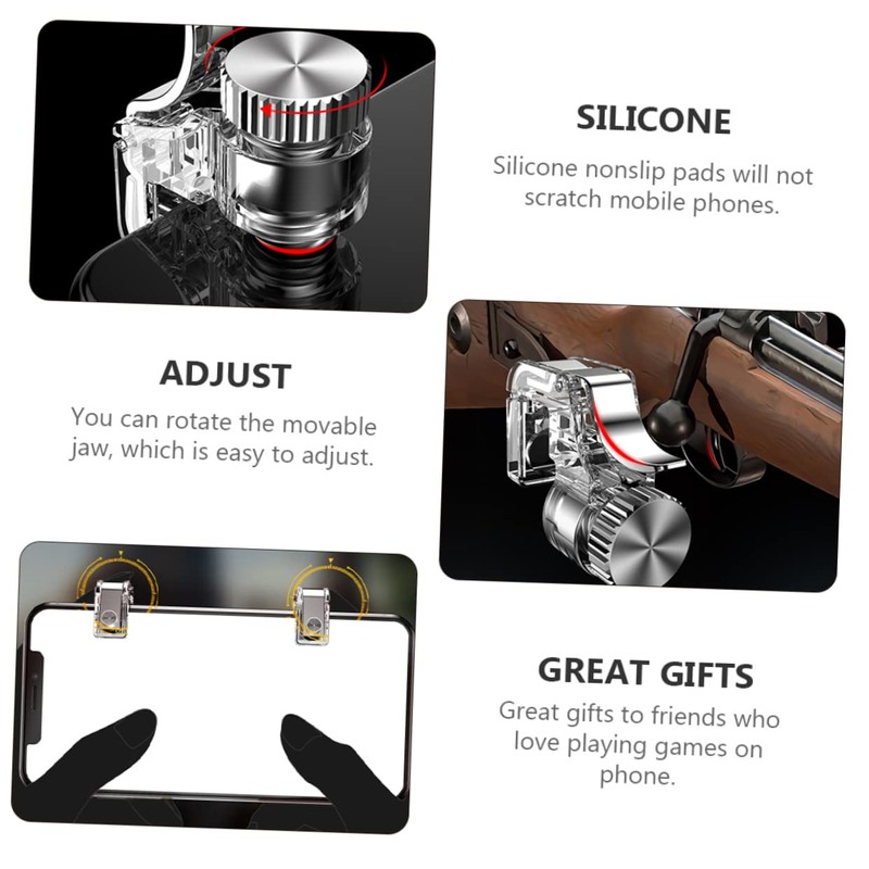 Mipcase 3 Pairs Durable Game Triggers and Joysticks for Rs
