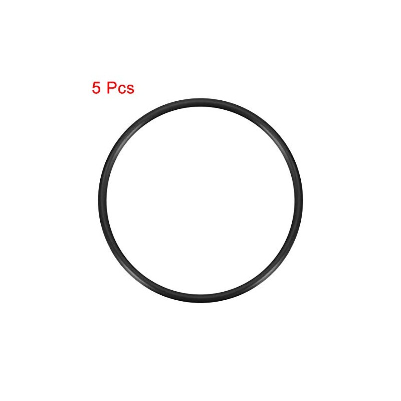 sourcing map Nitrile Rubber O-Rings 58mm OD 53.2mm ID 2.4mm