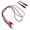 4mm Dual Banana Plug Test Leads with Repair Testing Hooks