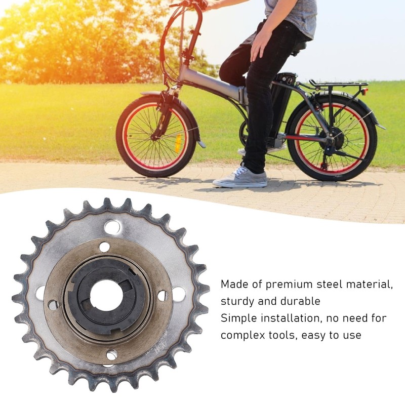 420 28T Tooth Sprocket Flywheel Bike Connector Set Steel for