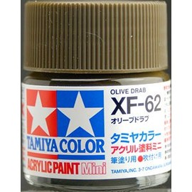 タミヤ アクリルミニ XF-62 オリーブドラブ