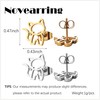 2 Pairs Cat Earrings for Women Cute Cartoon Cat Stud