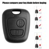 Car Key Case Replacement for Peugeot 107 207 307 407