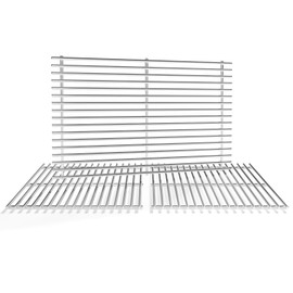 DPZM 3Pack Stainless Steel Replacement Grill Parts for for Weber Genesis 2 GS4 Grates 66089 66097 LX 400 SER GBS S-435, Weber Genesis II E-410, E-435, S-435, SE-410, Kitchen-aid 720-0856V 740-0781