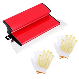 YGCQFH Skimming Spatula - 10-Inch ABS/Steel Drywall Blade, Premium Drywall Skimming Blade, Plastering Tools Kit, High-Efficiency Trowel for Smooth and Polished Walls