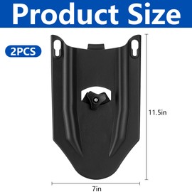 Shupakul 2 Pcs Snowshoe Accessory Tail, 6 Inch Snowshoes Flotation Tail, Detachable Snowshoes Replacement Accessories Fit for All Evo Snowshoe Model