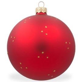 BestPysanky Flying Bee Collecting Honey Glass Ball Christmas Ornament 4 Inches