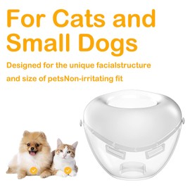 STARSUM Cat Nebulizer Cup and Inhaler Mask for Cats, White, Pet Oxygen Mask for Cats, Puppies and Small Dogs (S)