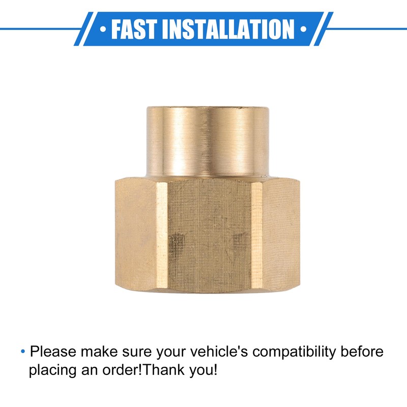 VekAuto Pressure Washer Connector, M22x1.5 Female to M14x1.5 Female Adapter