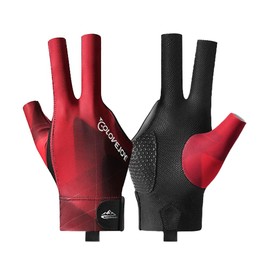 Wnddle Billiard Gloves, Snooker Gloves, Billiard Pool Cue Gloves, Non-Slip Pool Gloves, Billiard Gloves, Right Bridge Hand, Suitable for Men and Women