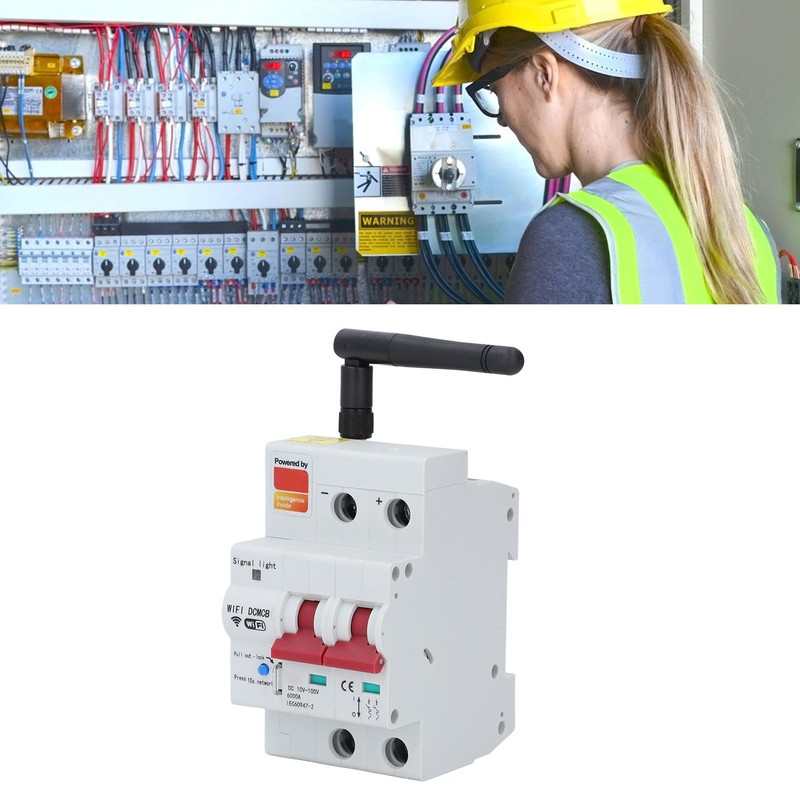 Smart DC Circuit Breaker 2P APP Control Voice Control WiFi