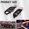 HQPARRTS Electric Door Lock Switch Bezel (Pair) Compatible with 1992-96