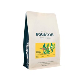 Equator Coffee - Sweet Justice Whole Bean Fair Trade Organic Coffee, Light Roast