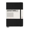 LEUCHTTURM1917 - Medium A5 Squared Hardcover Notebook (Black) - 251