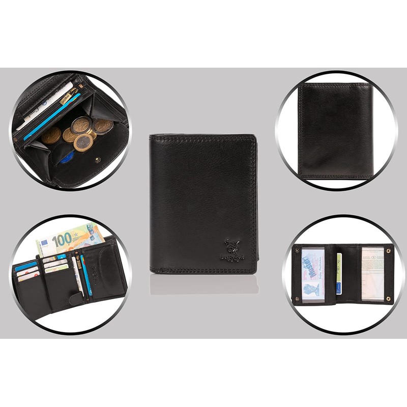 MATADOR Wallet 6417 Men/Women Unisex, black/Black, purse