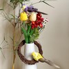 LWINGFLYER Artificial Birds Decoration Colourful Bird with clips for Crafts
