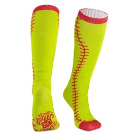 Softball Socks for Women Girls Youth - Athletic Over the Calf & Knee High Socks - Softball Funny Novelty Gifts